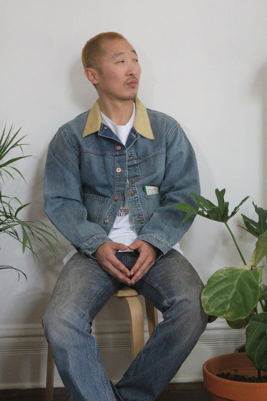 The Indiana Jacket in Washed Denim