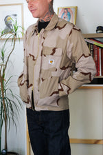 The Team Jacket in Cotton Ripstop Desert Camo